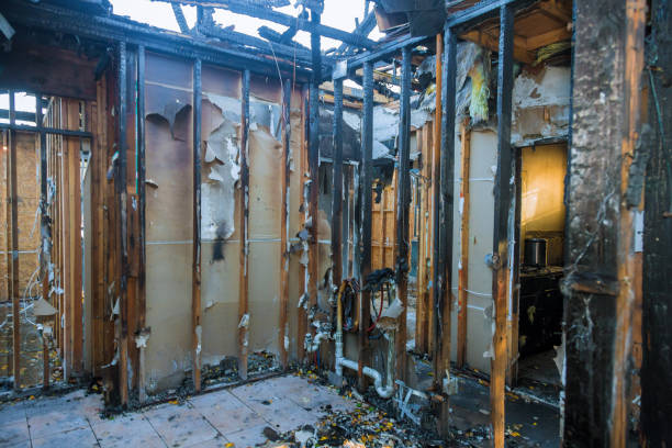 Professional Fire Damage Assessment technician working in Green Lane, PA